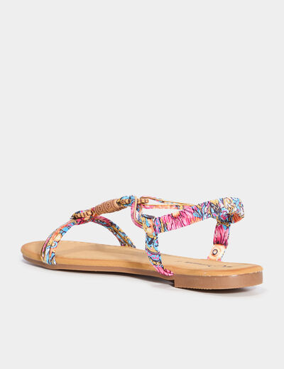 Sandales Mosquitos violet femme