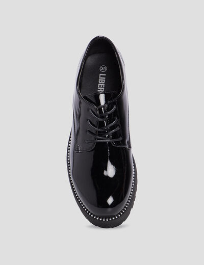 Derbies vernies Liberto noir femme