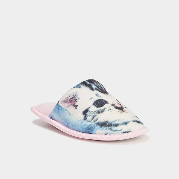 Chaussons mules rose fille