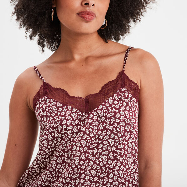 caraco col a dentelle bordeaux femme Caraco col à dentelle bordeaux femme