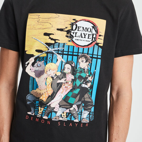 t shirt demon slayer noir homme T-shirt Demon Slayer noir homme