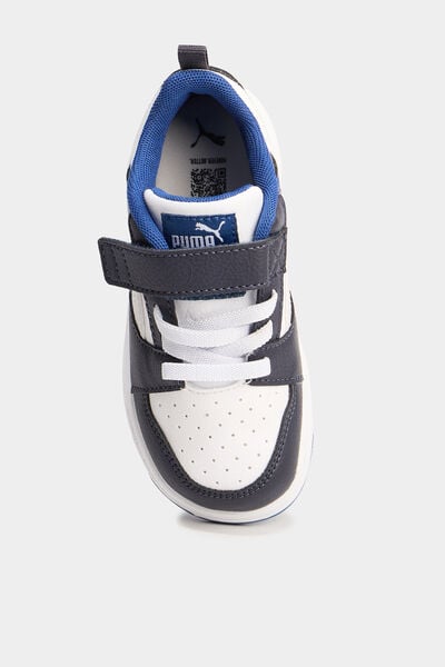 Tennis basses Puma Rebound V6 bleu fonc&eacute; gar&ccedil;on