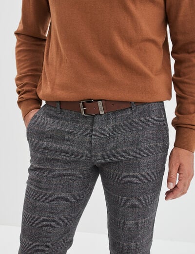 Ceinture Liberto marron homme