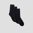 Lot 3 paires chaussettes noir femme