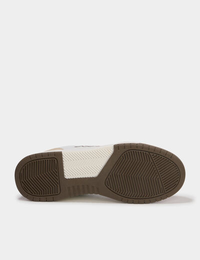 Tennis basses &agrave; lacets Kappa sable homme