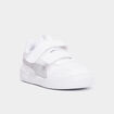 Tennis basses à scratchs Puma Multiflex blanc bébé fille