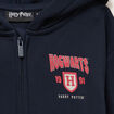 Sweat zipp&eacute; &agrave; capuche Harry Potter bleu marine gar&ccedil;on