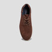 Derbies à lacets marron homme