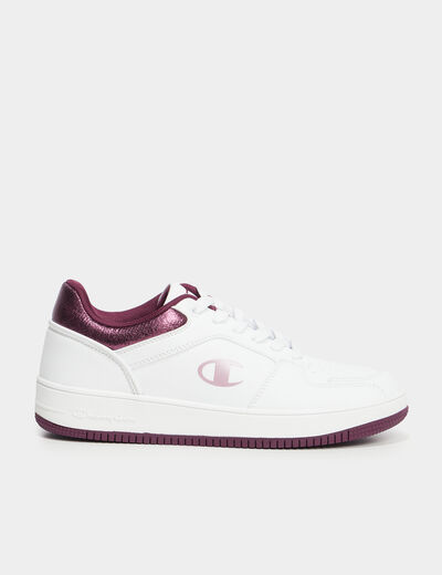 Tennis basses à lacets Champion Rebound bordeaux femme