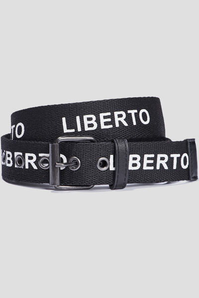 Ceinture Liberto noir garçon