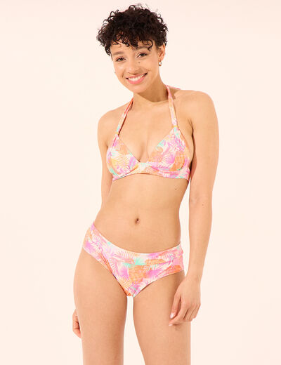 Bas de maillot de bain shorty orange femme