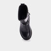 Bottes avec boucles coeur noir fille