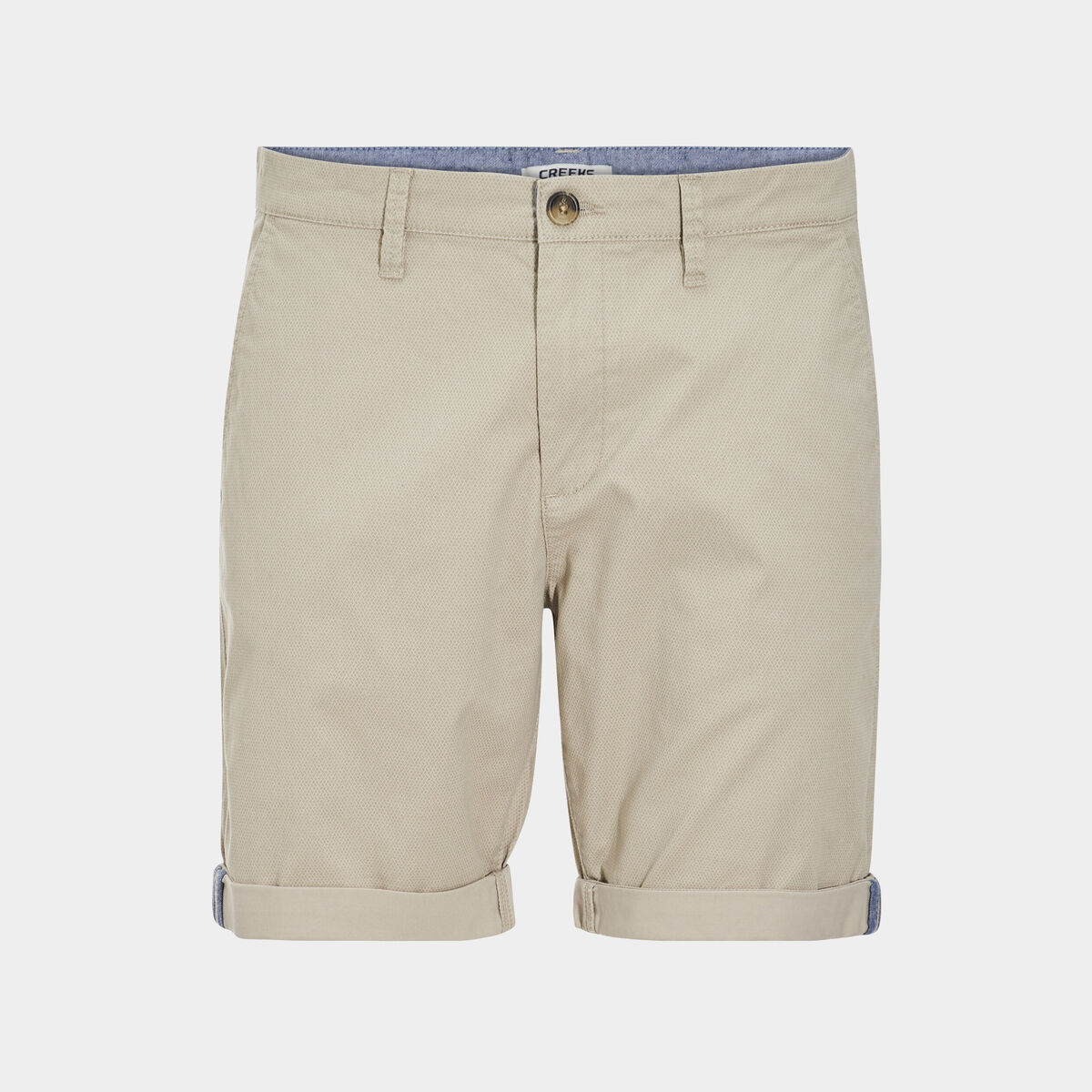 Bermuda chino droit Creeks beige homme