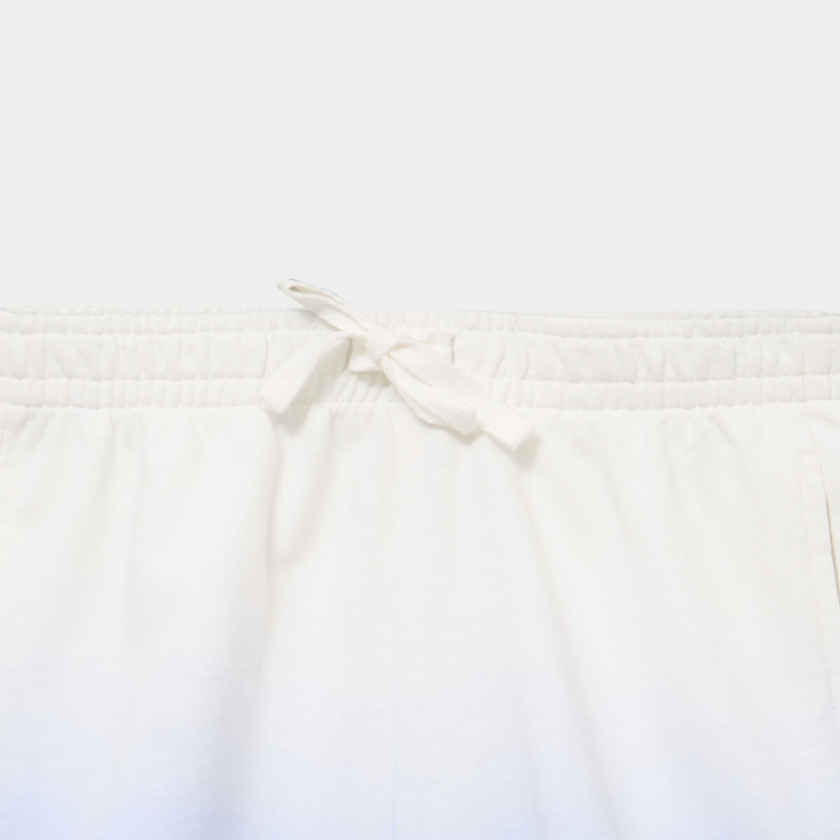 Short molletonn&eacute; taille &eacute;lastiqu&eacute;e bleu pastel fille