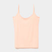 D&eacute;bardeur coton bretelles r&eacute;glables orange fluo femme