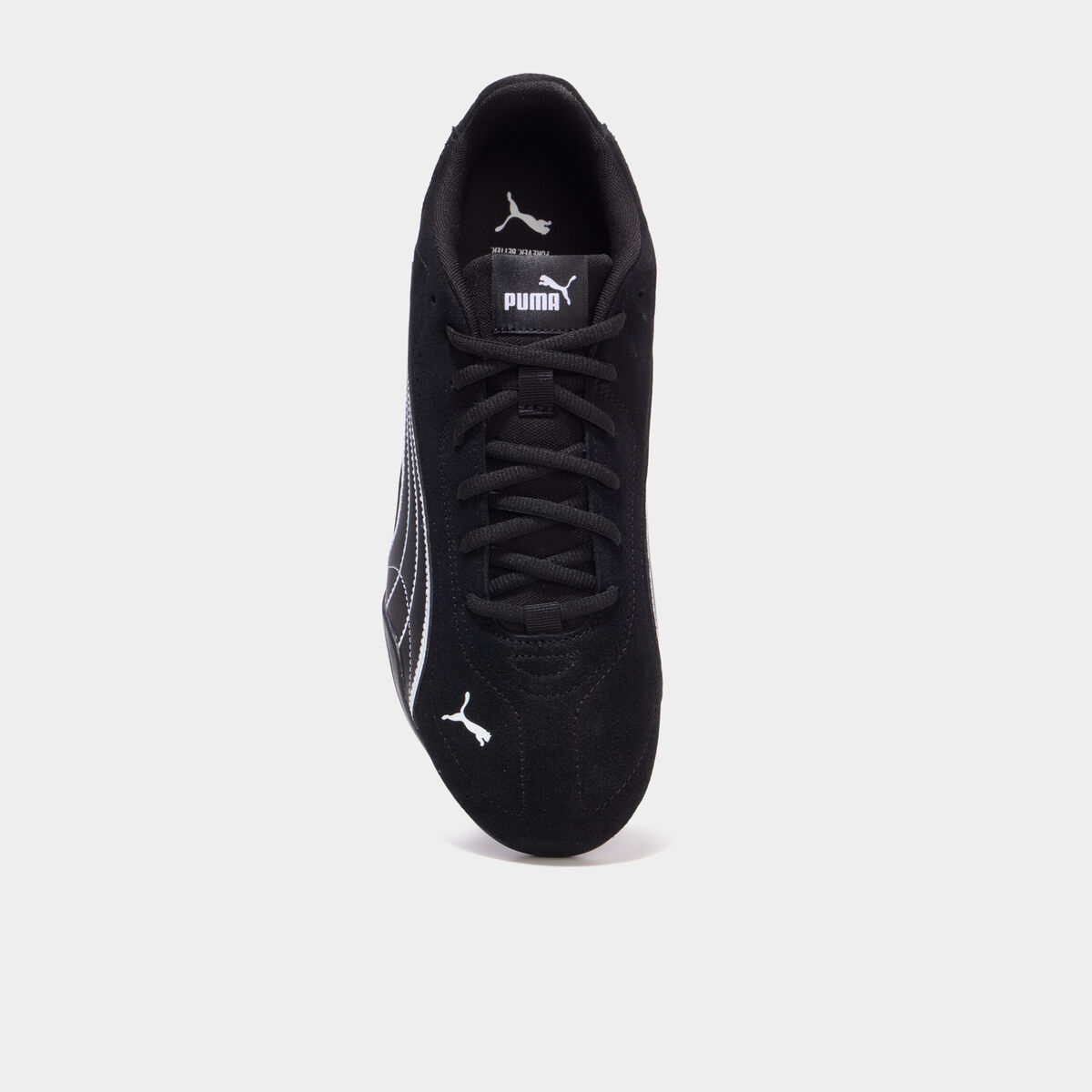 Baskets running en cuir Puma Catch SD noir homme