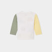T-shirt manches longues coton Creeks blanc bébé garçon
