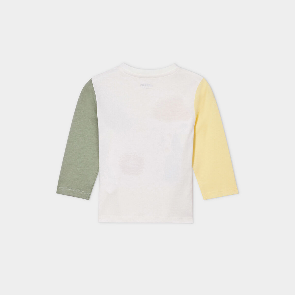 T-shirt manches longues coton Creeks blanc bébé garçon