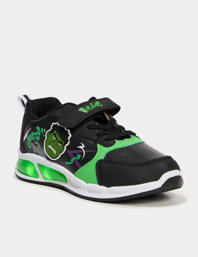 Baskets running lumineuses Hulk vert gar&ccedil;on