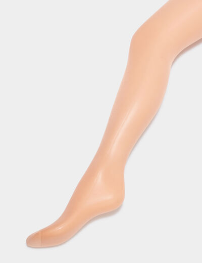 Collants voile résistants 20D sable femme