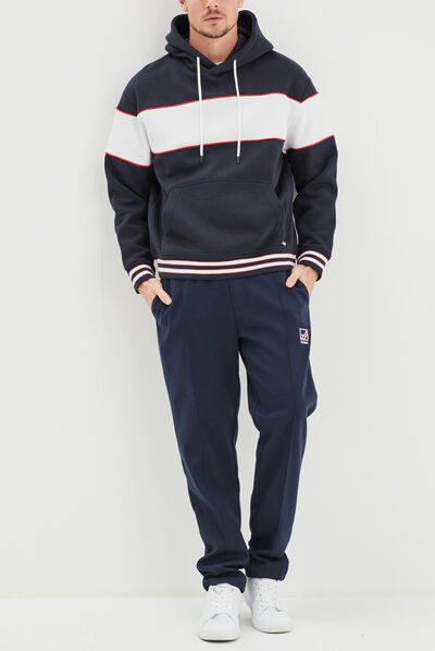 Sweat à capuche hoodie Creeks bleu marine homme