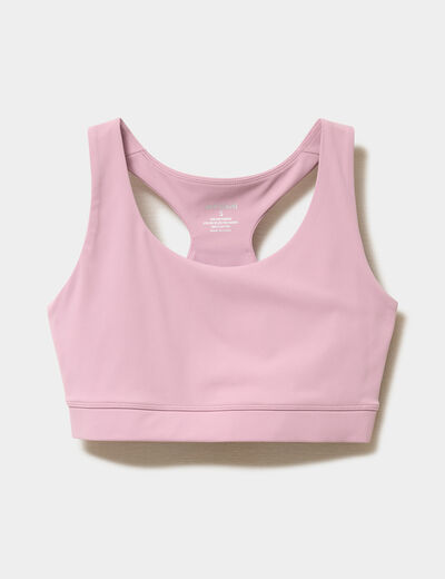 Brassi&egrave;re de sport dos nageur mauve femme