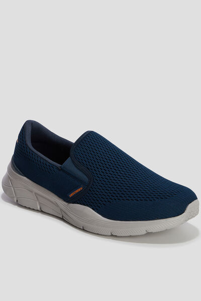 Baskets running Skechers Equalizer bleu marine homme