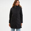Parka 3-en-1 gilet fourr&eacute; noir femme