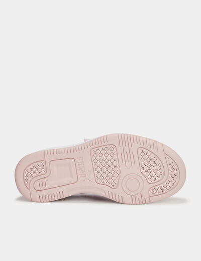 Tennis basses à lacets Puma rose fushia fille