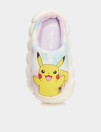 Chaussons mules Pokémon Pikachu multicolore fille