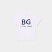 T-shirt col rond manches courtes coton blanc b&eacute;b&eacute; gar&ccedil;on