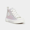 Baskets zipp&eacute;es montantes bout renforc&eacute; violet fille