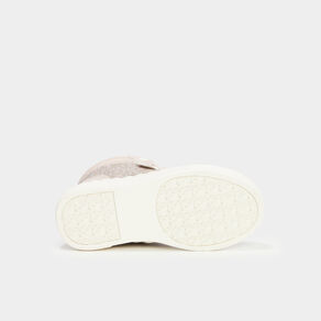 Baskets montantes pailletées Creeks rose clair fille