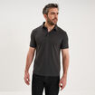 Polo manches courtes gris homme