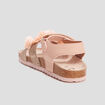Sandales à froufrous rose fille