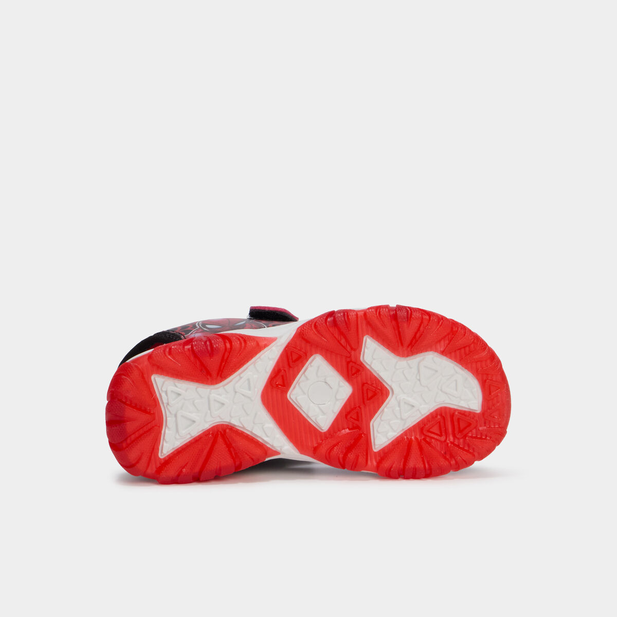 Sandales semelles lumineuses Spider-Man rouge gar&ccedil;on