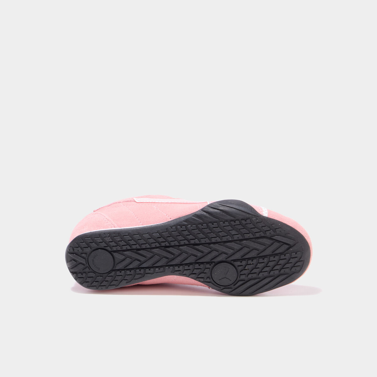 Tennis basses cuir Puma Catch SD rose poudr&eacute;e fille