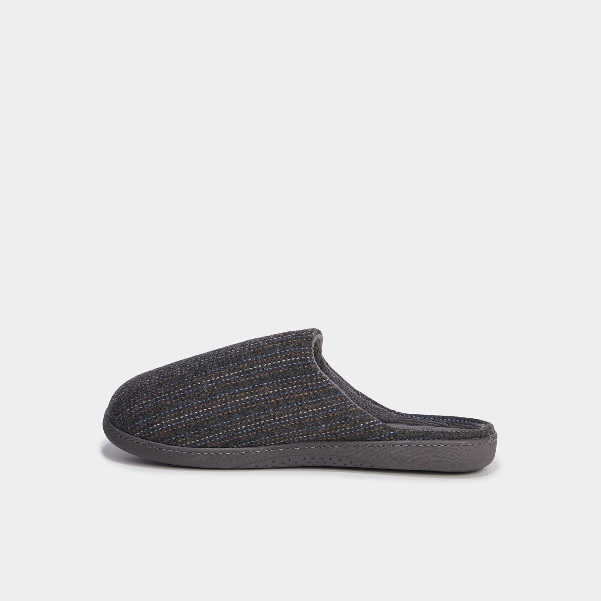 Chaussons mules Isotoner Ergonomie gris foncé homme