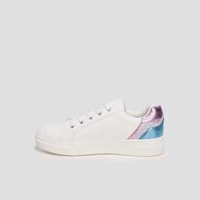 tennis a lacets blanc fille Tennis à lacets blanc fille