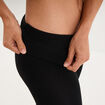 Leggings doubl&eacute; polaire noir femme