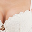 Soutien-gorge corbeille dentelle ivoire femme