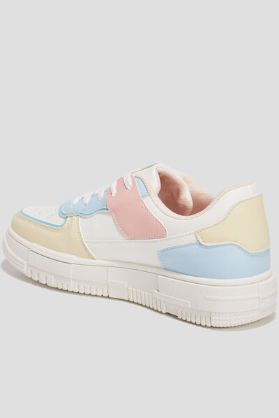 Tennis à lacets Creeks multicolore femme