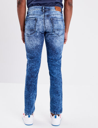 Jeans slim 5 poches denim stone homme