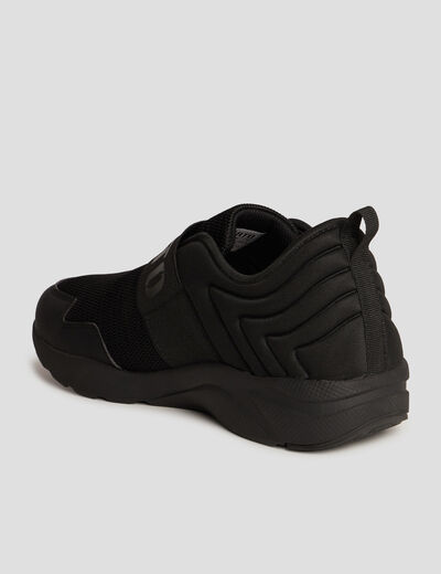 Baskets running languette d'enfilage noir homme