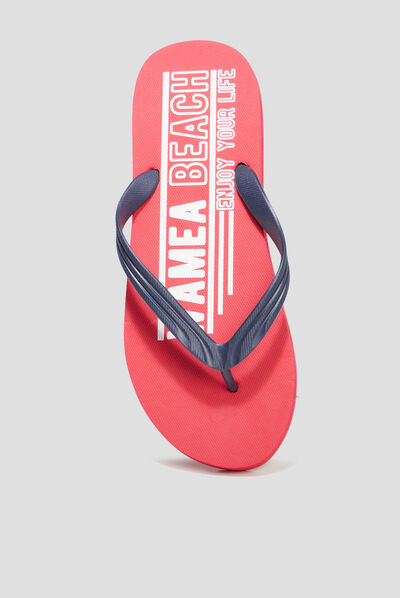 Tongs Wamea Beach rouge homme