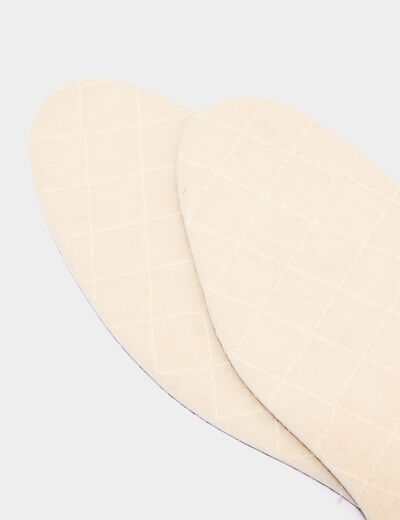 Semelles thermiques Tawata blanc mixte