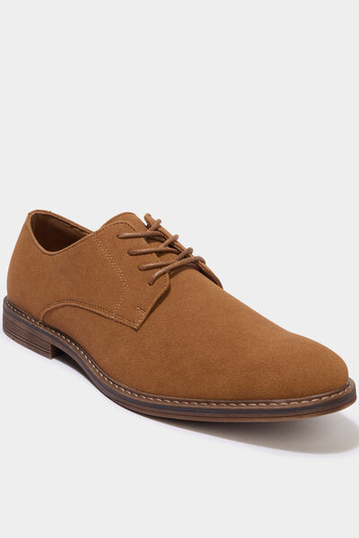 Derbies &agrave; lacets marron clair homme