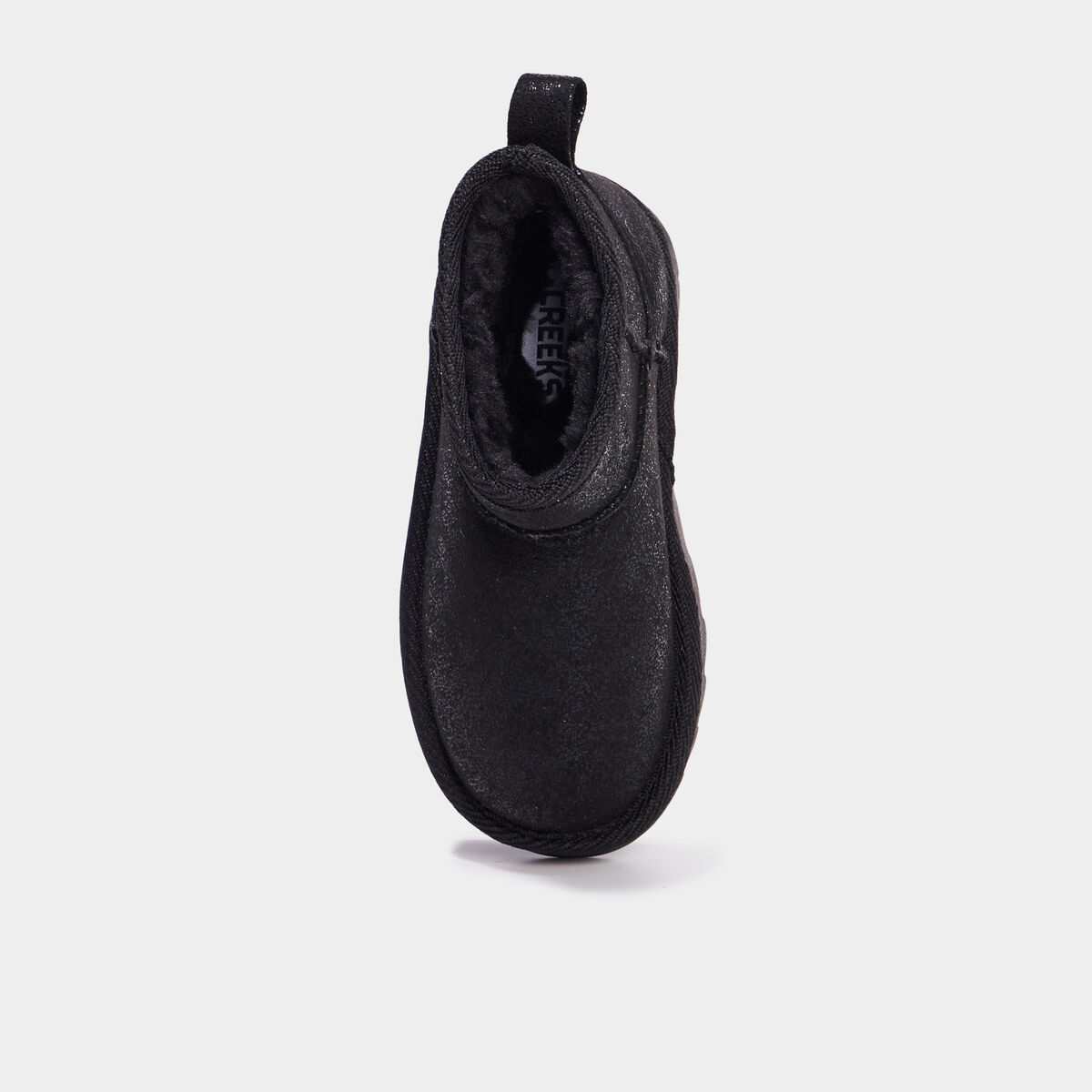 Bottines fourr&eacute;es plates noir fille