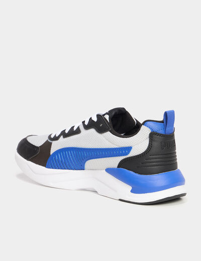 Baskets running à lacets Puma bleu roi garçon