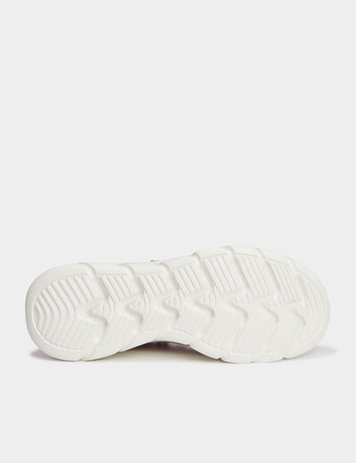 Baskets running Skechers Bobs Flex rose poudrée femme